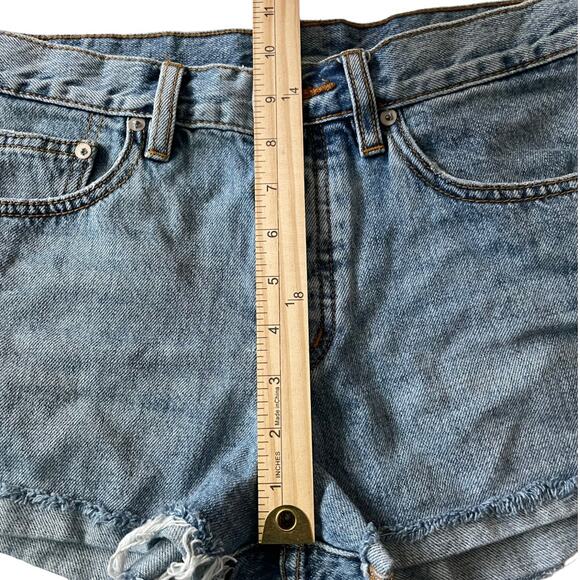 BDG Womens Jean Shorts Size 26 Tom Girl Mid Rise Button Fly Denim Jean Shorts - Picture 10 of 12